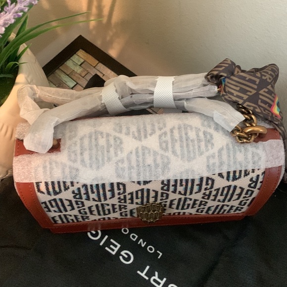 Kurt Geiger London Shoreditch Monogram Leather Shoulder Bag - Picture 11 of 16